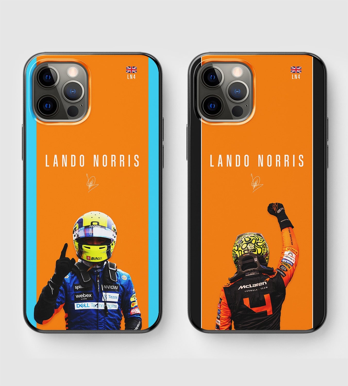 Lando Norris Formula 1 Phone Case - ORANGE