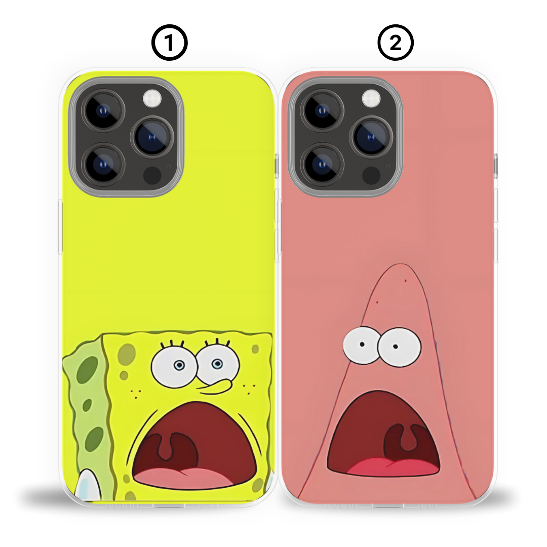 Spongebob Excited - Coque DUO