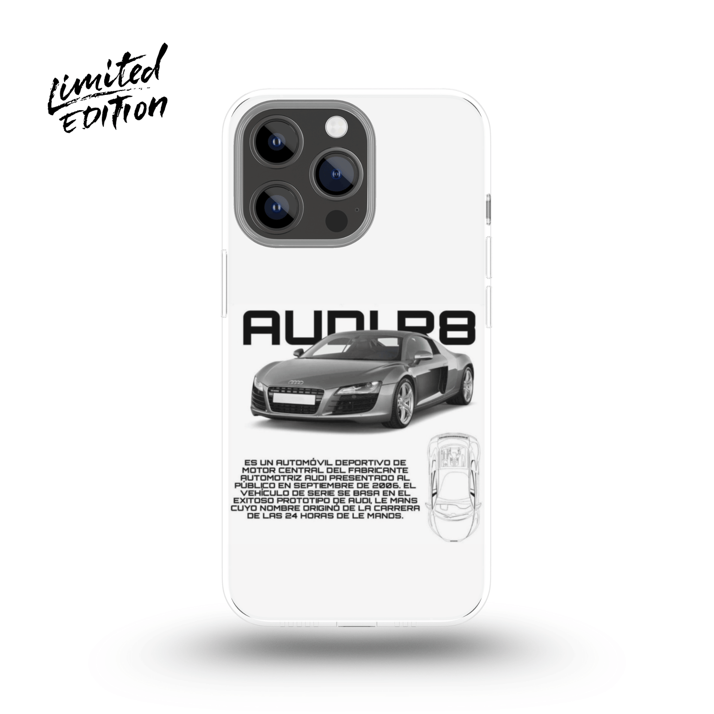 Audi R8 Phone Case (black) - Limited Edition