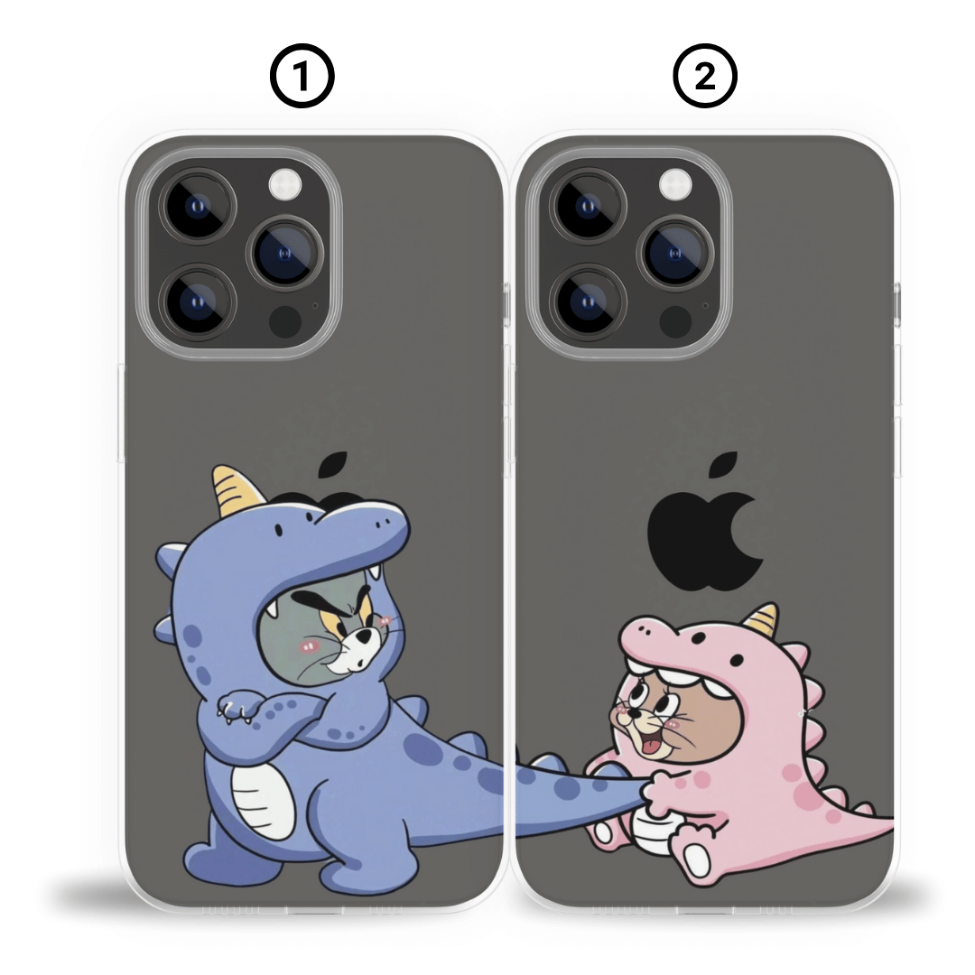 Tom & Jerry (transparent) - Coque DUO