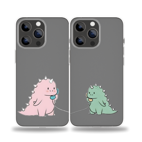 CUTE DINO (transparent) - Coques DUO