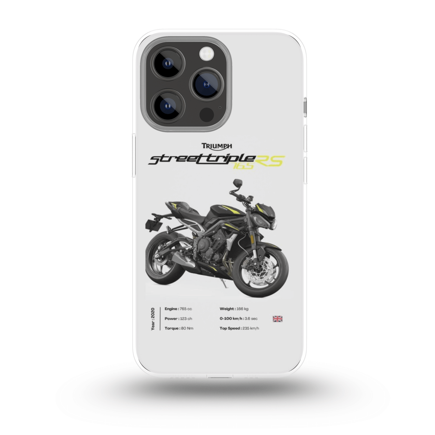 TRIUMPH STREET TRIPLE 765 RS Phone Case - Exclusive Edition
