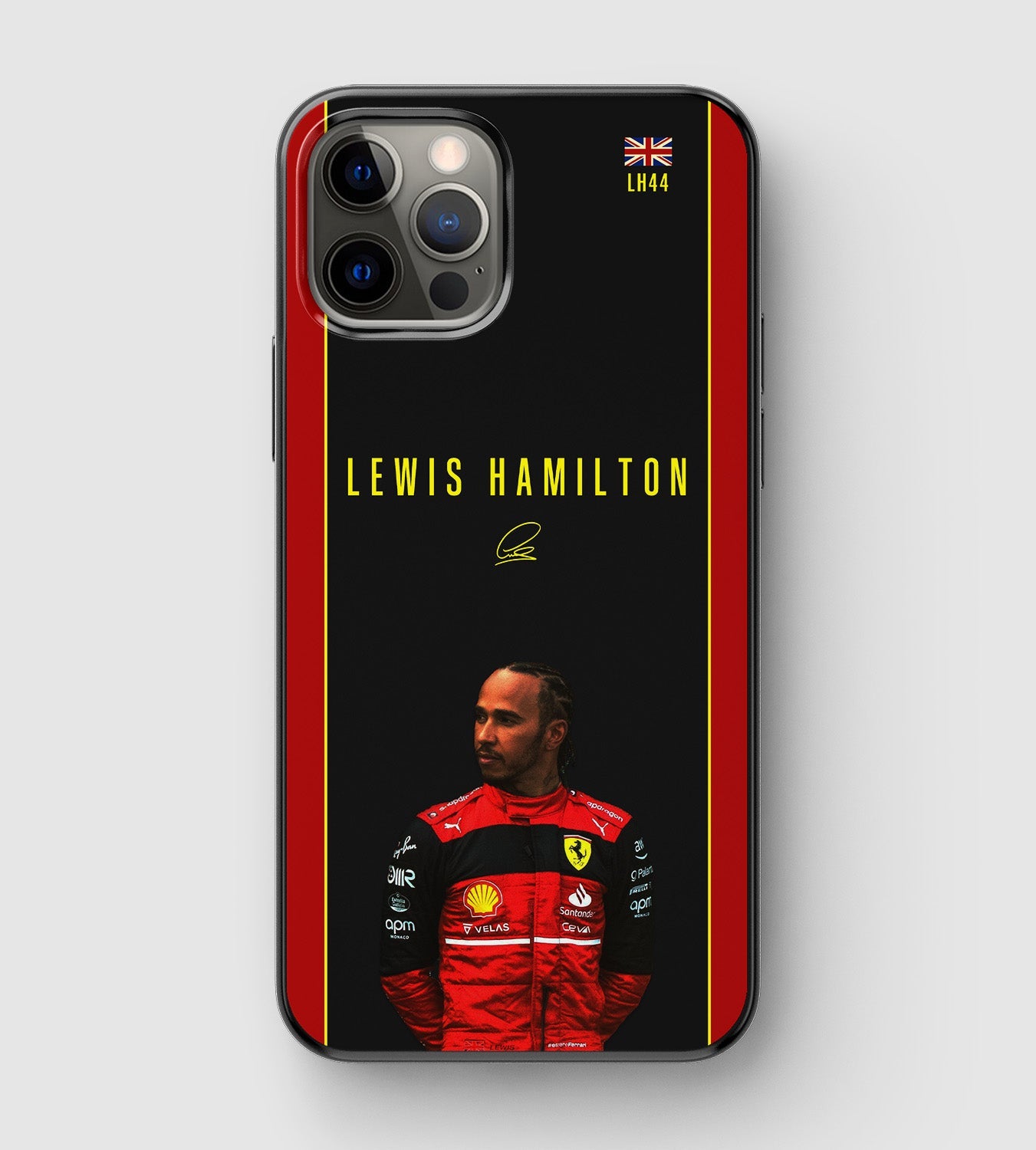 Lewis Hamilton Formula 1 Phone Case - FERRARI
