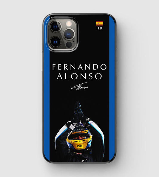 Fernando Alonso Formula 1 Phone Case - BLUE