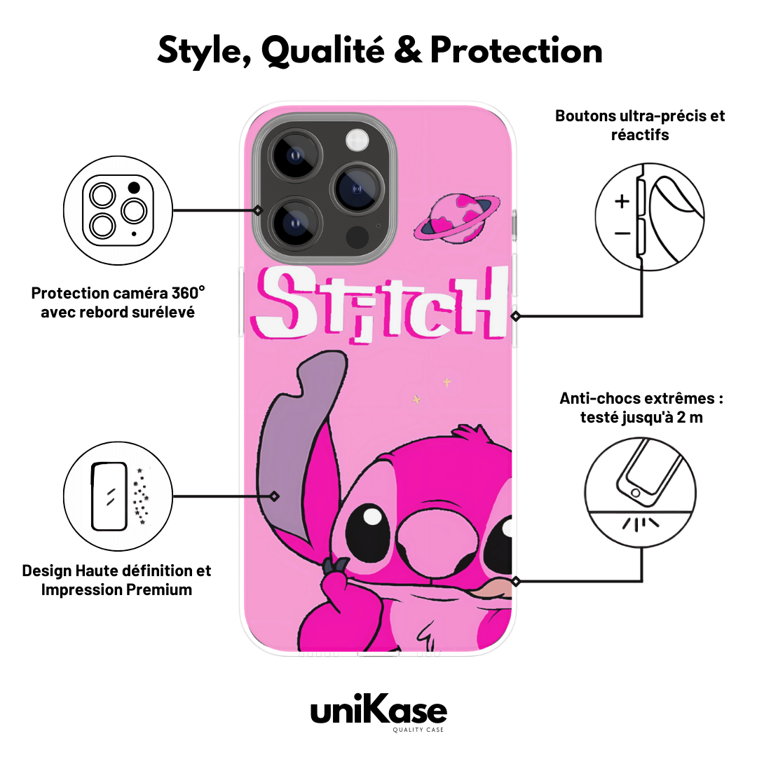 Stitch - Pink Angel