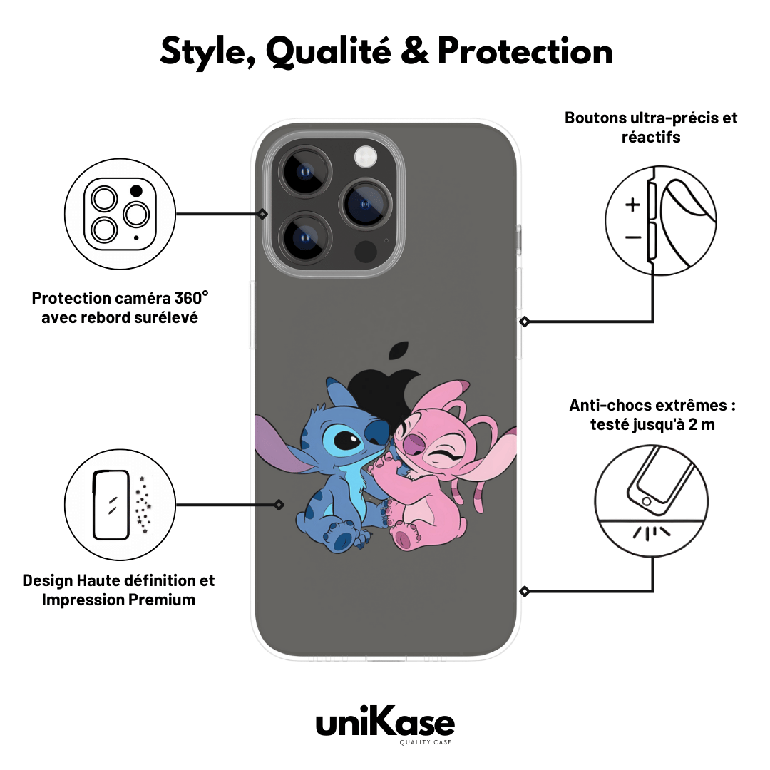 Stitch & Angel Transparent - Limited Collection