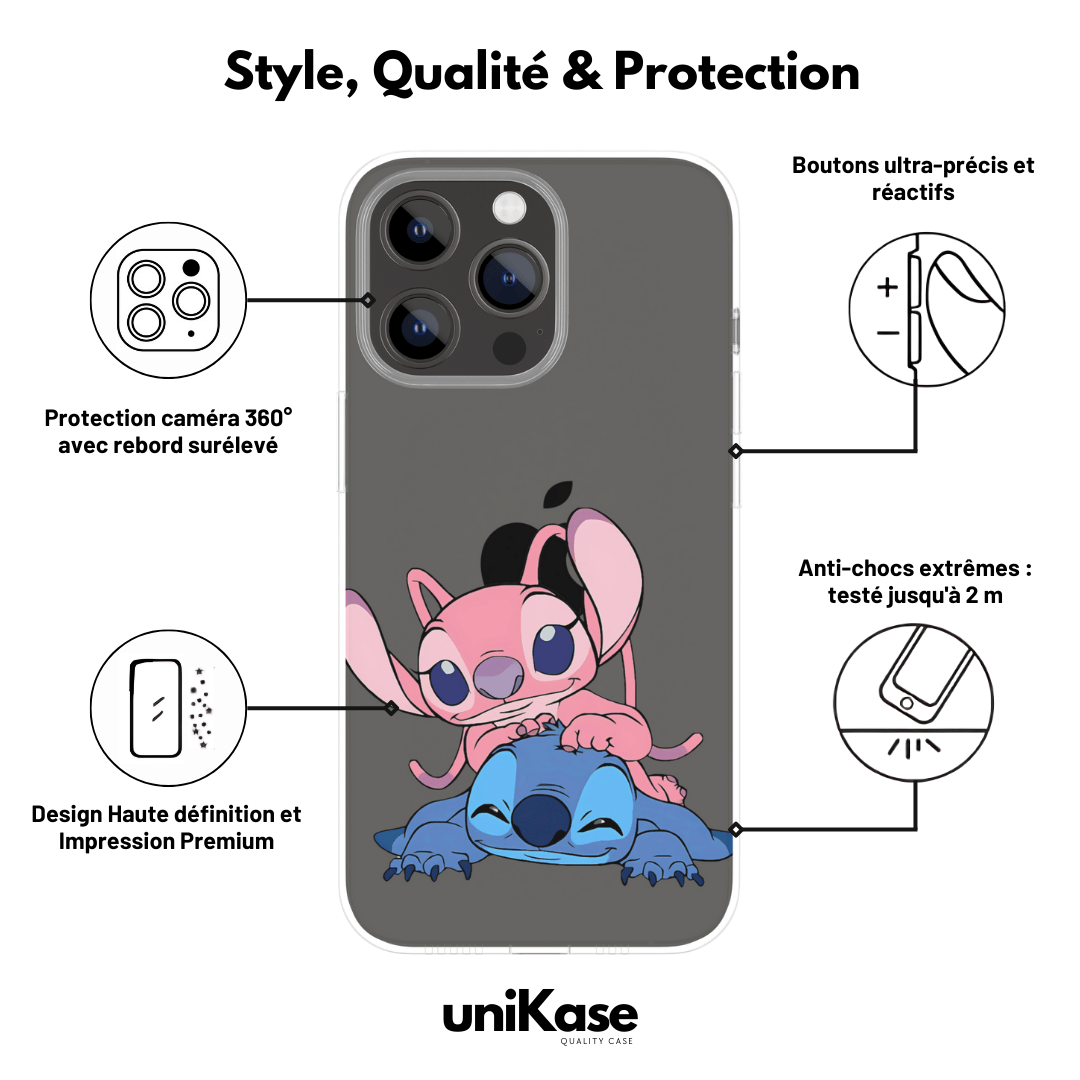 Stitch and Angel (Transparent) - Exclusive Collection