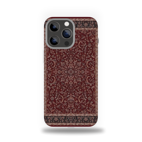 Red Floral Zarbia - Moroccan Tradition