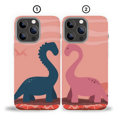 Dino Love - Coque DUO