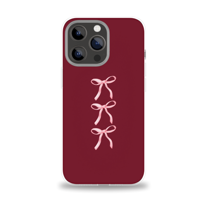 Burgundy Bow - Bordeau