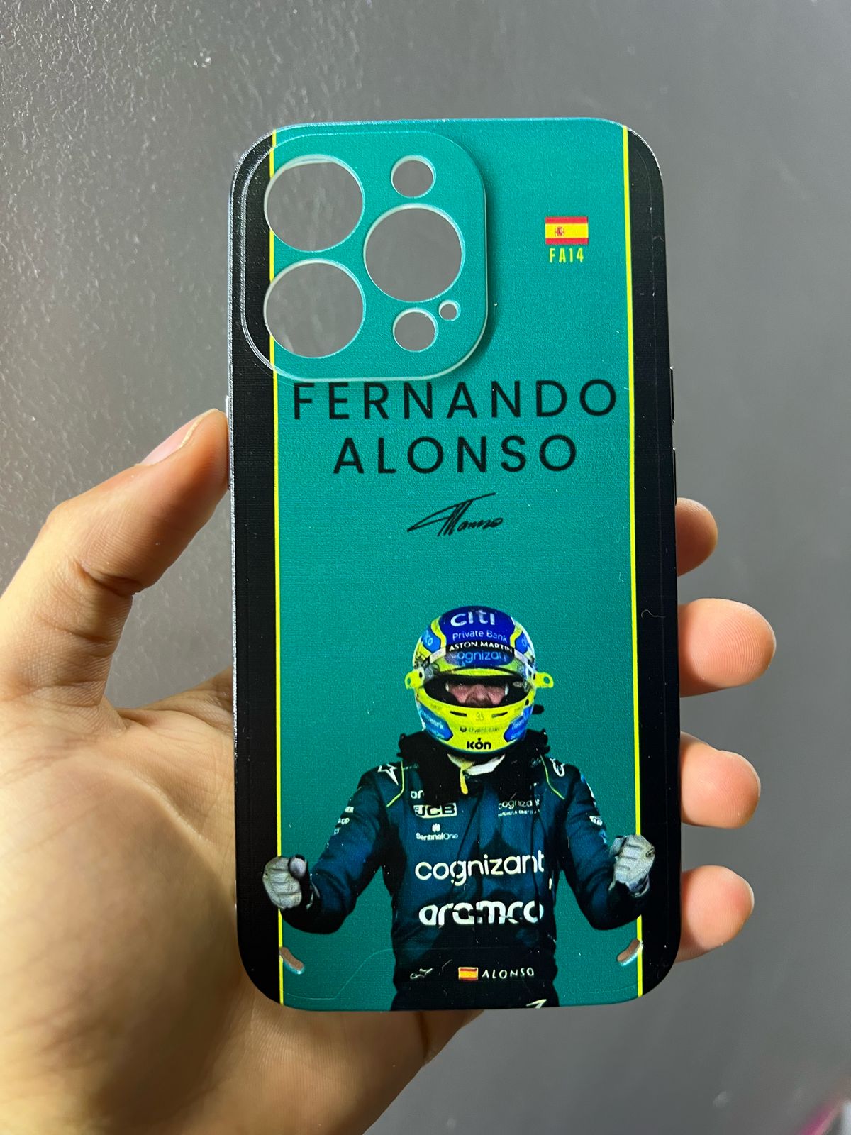Fernando Alonso Formula 1 Phone Case