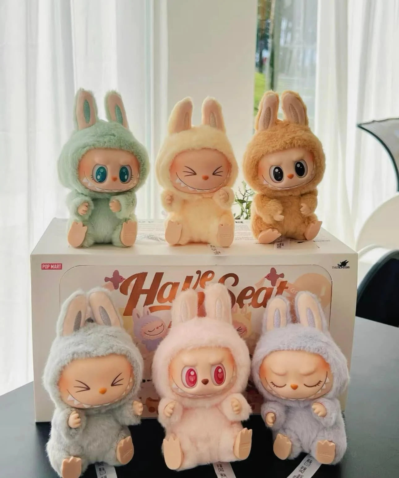 Labubu monsters - Poupée en peluche mignonne pour cadeaux 🎁
