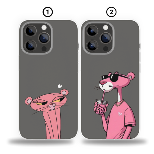 Pink Panther (Transparent) - Coque DUO